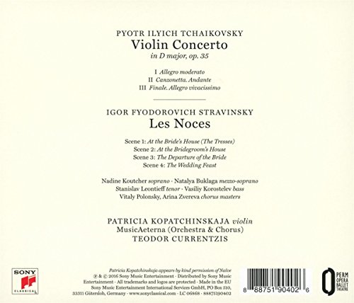 Tchaikovsky: Violin Concerto Op. 35 - Stravinsky: Les Noces
