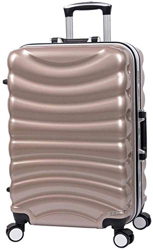 TDGDD Casilla Silencio Portátil Bastidor De La Camilla De Aluminio Maleta Lanzador Clásica Del Recorrido Maleta De Equipaje De Estudiantes De Ambos Sexos Caja De Seguridad Resistente A Los Arañazos De