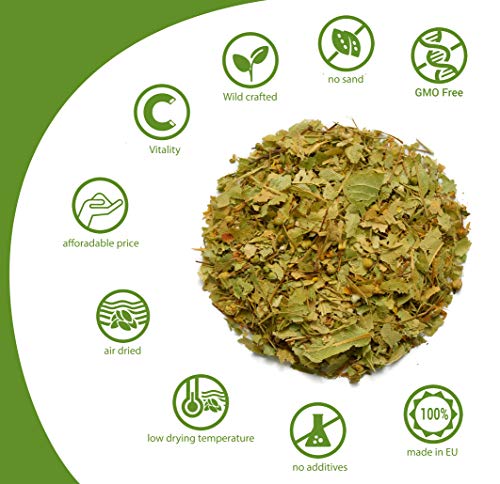 Té de Hierbas de Flor de Tilo | Tilo Silvestre |Rico en flavonoides | Tés sueltos | (200)
