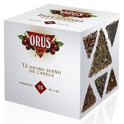 Té negro sueños de canela - Té estimulante, contra el insomnio y la somnolencia - Cafés Orús