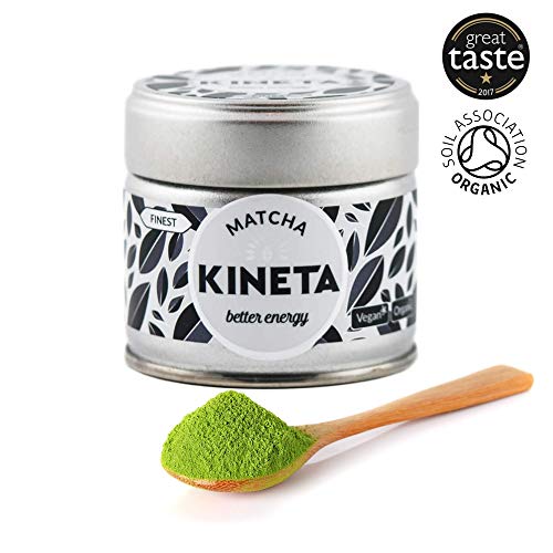 Té verde Matcha orgánico | Té Matcha japonés | Polvo verde vibrante | Grado Ceremonial Premium | Orgánico | Natural & Vegano | Elegido por Tea Masters