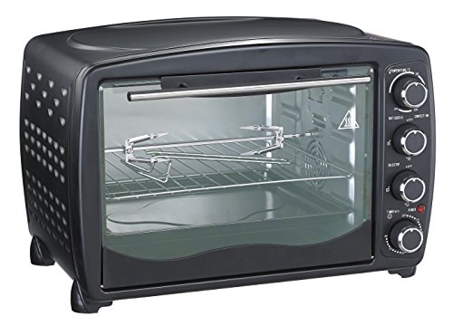 Team Kalorik TKG OT 1013 BCRL Horno, 1500 W, 40 litros, Metal, Cristal, Plástico, Negro