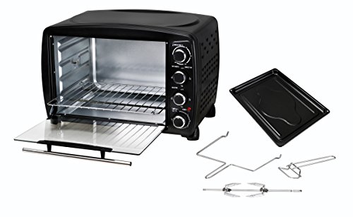 Team Kalorik TKG OT 1013 BCRL Horno, 1500 W, 40 litros, Metal, Cristal, Plástico, Negro