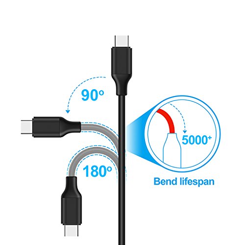 TECKNET Adaptador USB C a Ethernet, USB Tipo C a RJ45 10/100 / 1000Mbps Adaptador LAN Ethernet con Cable, Compatible con Windows, Google Chromebook, MacBook, Samsung, HP, Huawei Matebook, DELL
