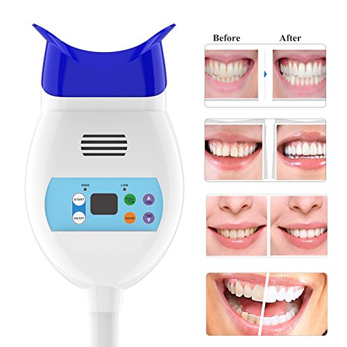 Teeth Whitening Kit, 2 tipos Dental Cold Light LED Zahnweiß-Maschine escritorio Zahnbleichlampe