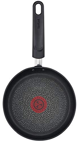 Tefal Expertise Sartén con Antiadherente Titanium, Máxima Antiadherencia y Adecuada Difusión de la Calor, Apta para Todo Tipo de Fuegos Incluso Inducción, Negro