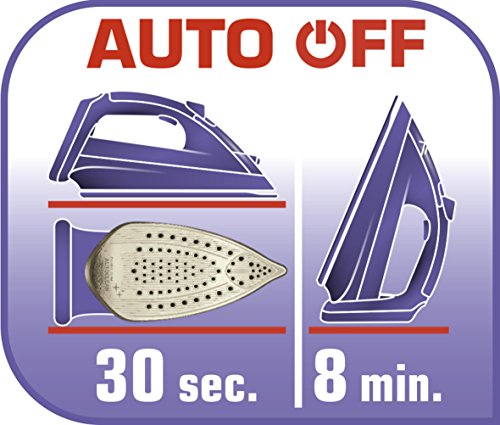 Tefal FV9740 (Plancha Vapor-seco, Suela de Durilium, 2800 W, plástico, Berenjena