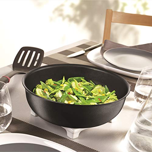Tefal L6507702 Ingenio Expertise - Wok de aluminio, todas las luces, incluida la inducción, negro, 26 cm