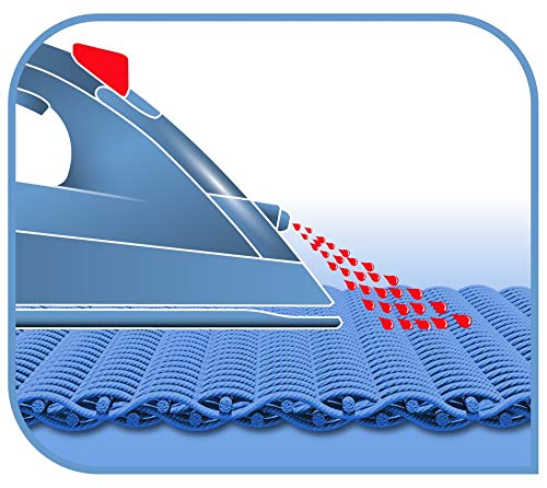 Tefal Virtuo FV1739E0 - Plancha de vapor sistema antigoteo, salida continua de vapor 24 g/min, golpe de vapor 90 g para eliminar las arrugas más difíciles, 2000 W