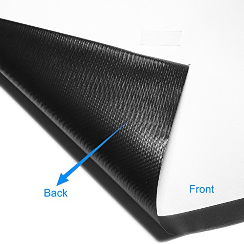 Tela de proyección Lux-Screen Formato 16:9 Superficie de 3 Capas Blanco Mate y Borde perimetal Negro, Pantalla para proyector para Colgar con argolla, garantía de 2 años (120 Pulgadas)