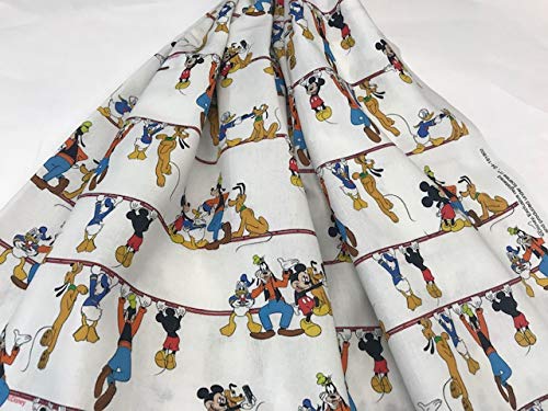 tela disney mickey&donald 100% popelin algodón