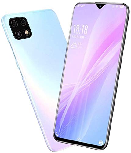Teléfono Móvil 4G, Moviles Libres 3GB/32GB - Pantalla 6.0" - Dual SIM - Dual Cameras 13+5MP - Face ID(Azul-2)