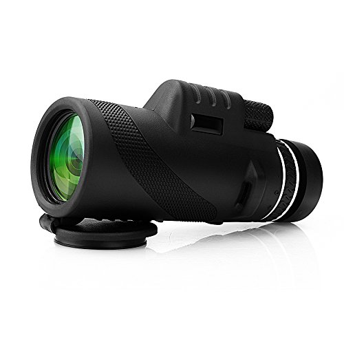 Telescopio monocular 40X60 con enfoque dual zoom óptico Telescopio impermeable a prueba de niebla con visión para día y noche de pájaros turismo caza acampada concierto y mucho más de 500 a 9500metros