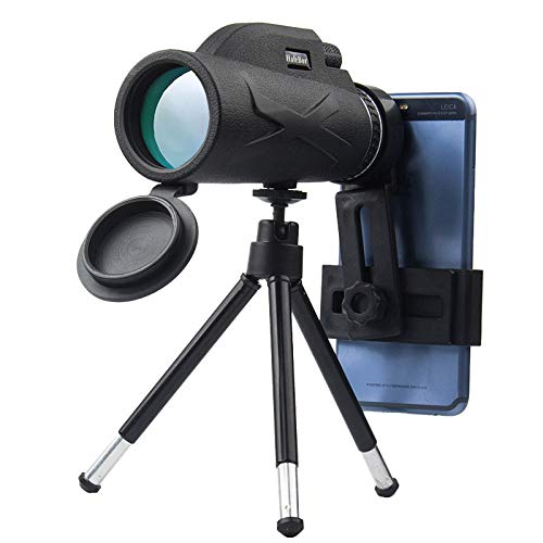 Telescopio monocular 80 x 100 de alta potencia, monocular resistente al agua, compacto, lente óptica monocular, telescopio, telescopio para caza, camping, deportes al aire libre