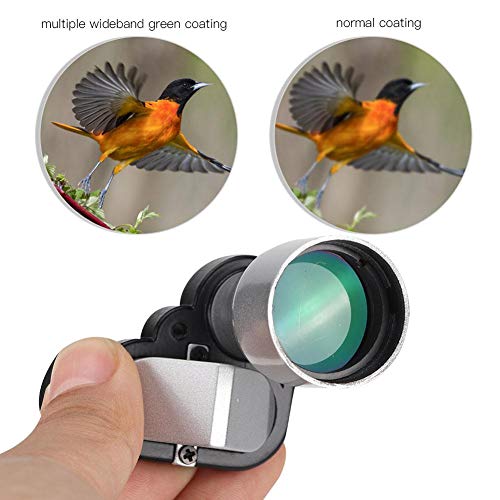 Telescopio monocular 8X Mini barril simple Telescopio de bolsillo Visión nocturna nocturna de alta potencia Monoculares Alcance con bolsa de almacenamiento Cinta para visitas turísticas Caza Camping S