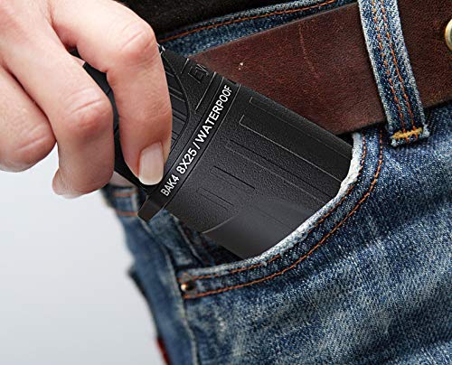 Telescopio Monocular 8X25,Eyeskey Mini HD Telescopio Compacto Impermeable y Antivaho Monoculares de Largo Alcance para Observación de Aves,Caza,Camping, Senderismo y ect