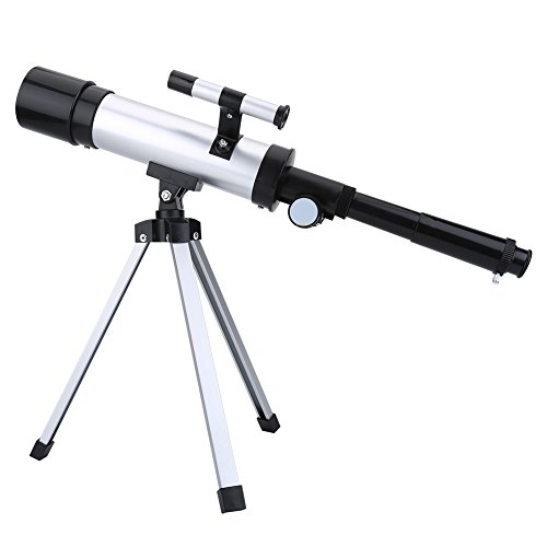 Telescopio monocular de Alta definición 90X Refractor astronómico telescopio Espacial Refractor Telescopio portátil con trípode de Aluminio, Gran Accesorio para entusiastas astronómicos