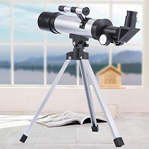 Telescopio Refractor Astronómico Zoom HD para Observación Al Aire Libre Monocular Espacio Telescopio con Trípode para niños, Principiante -Ranipobo