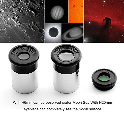 Telescopio Refractor Astronómico Zoom HD para Observación Al Aire Libre Monocular Espacio Telescopio con Trípode para niños, Principiante -Ranipobo