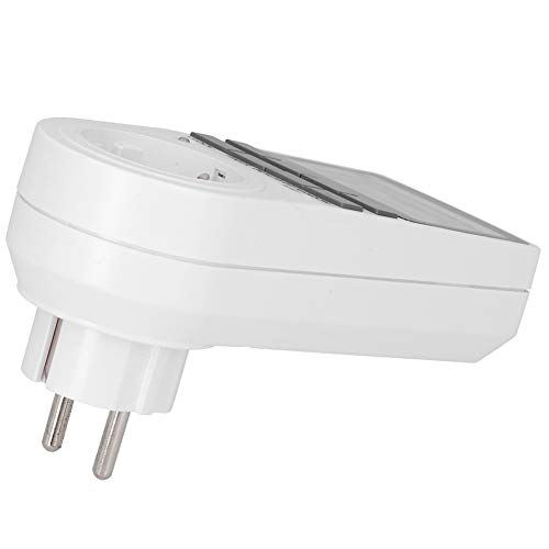 Temporizador de salida 10A, enchufe de interruptor temporizador programable, para electrodomésticos de cocina, lámpara, ventilador, cargadores de teléfono móvil(#1)