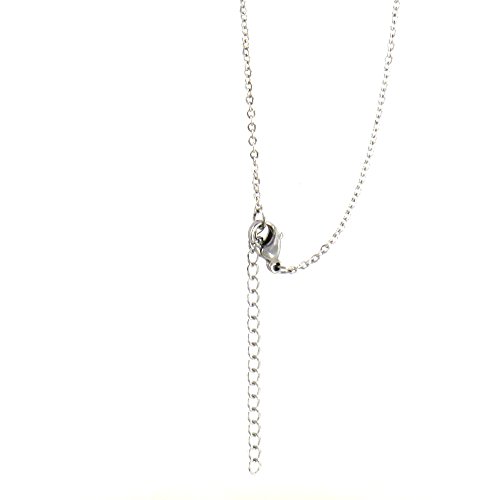 TEMPUS FUGIT. Conjunto Pendientes y Collar Infantil y Juvenil. Acero inoxidable Antialérgico Brillante. Incluye caja para regalo