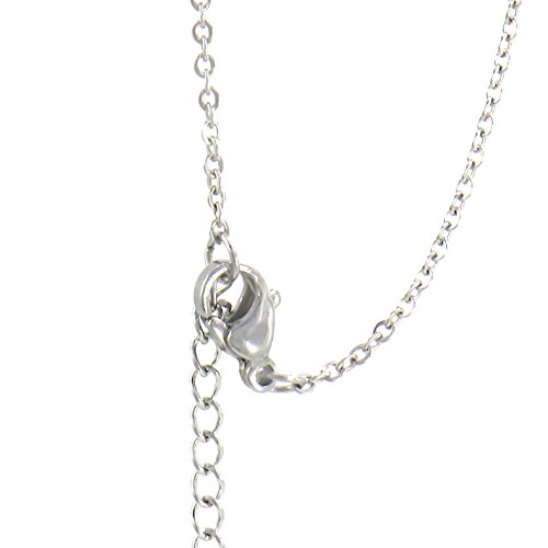 TEMPUS FUGIT. Conjunto Pendientes y Collar Infantil y Juvenil. Acero inoxidable Antialérgico Brillante. Incluye caja para regalo