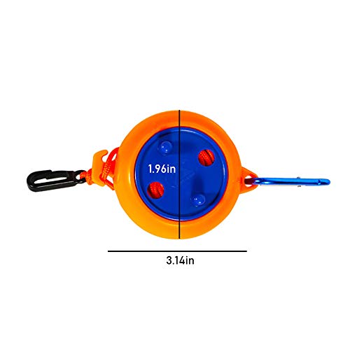 Tendedero Retráctil No Perforado Con Diseño De Caja Línea De Lavado De Cuerda Impermeable Para Viajes Al Aire Libre Hogar Diario Estudiante Dormitorio Lavandería Secado De Ropa Tendedero (cuerda 8m)