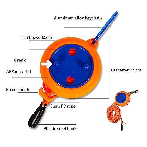 Tendedero Retráctil No Perforado Con Diseño De Caja Línea De Lavado De Cuerda Impermeable Para Viajes Al Aire Libre Hogar Diario Estudiante Dormitorio Lavandería Secado De Ropa Tendedero (cuerda 8m)