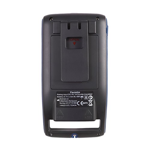 TensCare Flexistim& 12 electrodos - Electroestimulador Completo con 4 terapias: EMS, Tens, Ift y Microcorriente. Dispositivo pequeño Pero potente, con mas de 50 programas