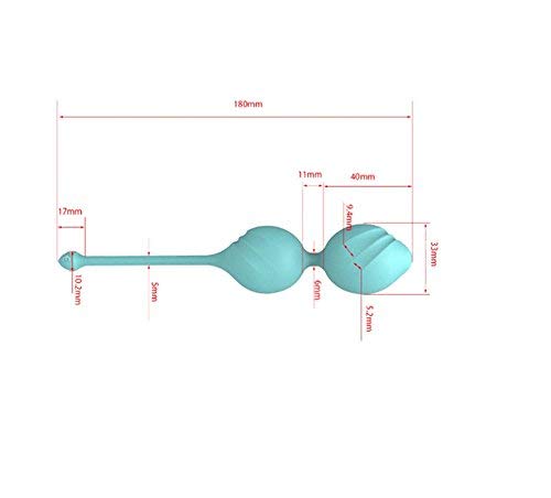 TensCare Kegel Bolas chinas para mujer- suelo pelvico de 100% Silicona Médica Terapeuticas, tonificar y mantener fuertes los músculos del suelo pélvico