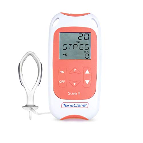 TensCare Sure+ Ejercitador Kegel para el suelo pélvico de las mujeres. Tratamiento de incontinencia. Fortalecer y tonificar el suelo pélvico. Un programa adicional de alivio de los cólicos menstruales
