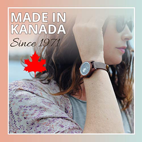 TENSE//La Madera Reloj – Mens Leather Hampton Sándalo – Negro | Correa de Piel – Reloj de Hombre – Madera de Reloj b4701d de BG