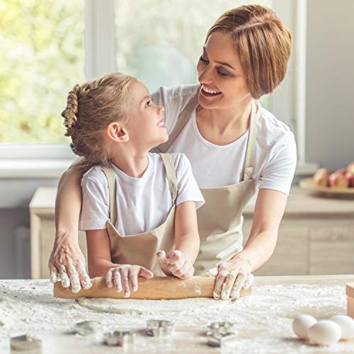 TENSUN 12 Piezas Molde de Galletas de Acero Inoxidable para Pascua, Navidad, Halloween, Horneado de Galletas de Pascua, Molde de Galletas de Huevo y Conejo, Molde de Galletas para niños
