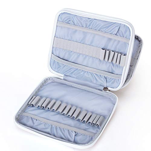 Teomoy Organizador para las agujas de tricotar circulares intercambiables, ganchos ergonómicos del ganchillo, accesorios que hacen punto y más, NINGUNOS accesorios incluidos, Gatos Rosado