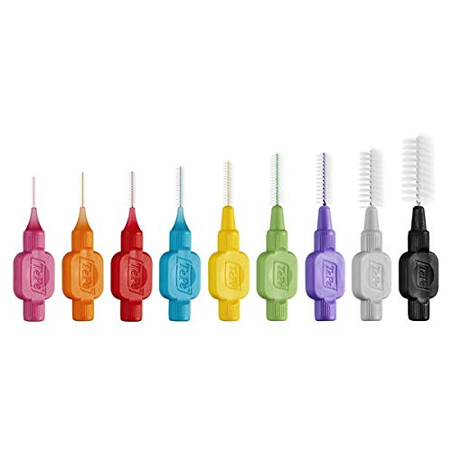 TePe - Cepillo Interdental 0.45 mm Naranja - 5 Paquetes de 8 Unidades (40 Cepillos)