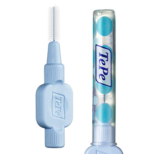 TePe Cepillos interdentales Extra Suaves / Palillos interdentales para una higiene bucal delicada / 8 unidades de diferente tamaño por paquete, multicolor