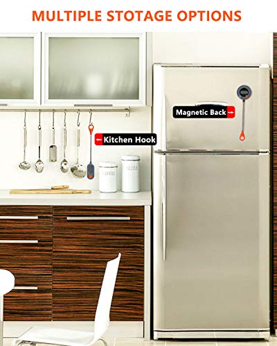 Termometro Cocina Digital,（2Pack）Termometro Cocina con Sonda Larga Cocina Digital de Carne Thermometer, Lectura Instantánea en 2~4 Segundos para Cocinar Alimentos Líquidos Barbacoa Comida Leche