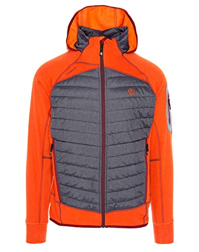 Ternua Kruz Hybrid M Chaqueta, Hombre, Gris (Granite Melange)