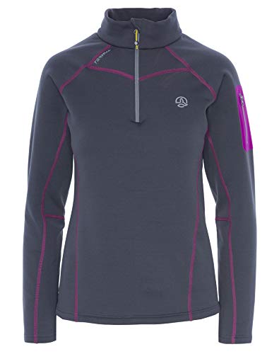 Ternua Lezat W Camiseta, Mujer, Gris (Granite Melange), M