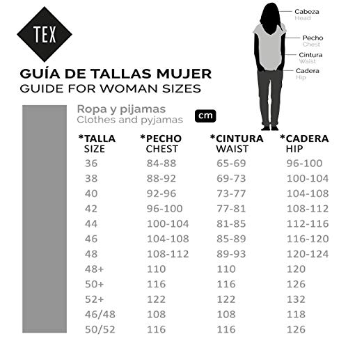 TEX - Bañador Bandeau Estampado para Mujer, Rojo, 40