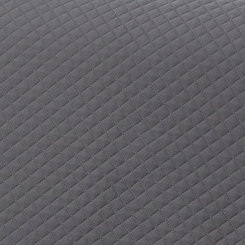 Textilhome - Funda Cubre Sofá Chaise Longue Adele, Protector para Sofás Acolchado Brazo Izquierdo. Tamaño -200cm. Color Gris (Visto DE Frente)