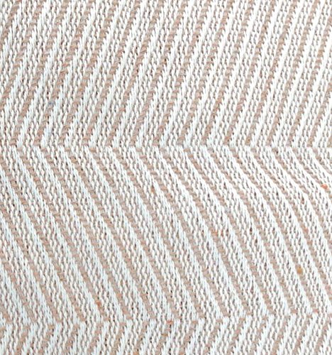 Texturas VIP - Colcha Multiusos ZIG-Zag Sofá y Cama Low Cost (Varios tamaños Disponibles) (220_x_260_cm, Crudo-Beige)