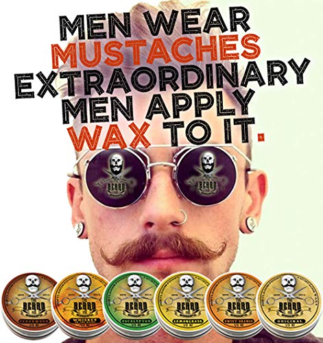 The Beard and The Wonderful - Cera para el bigote. Solución de calidad para dar forma y estilo a la barba y el bigote, 15 ml