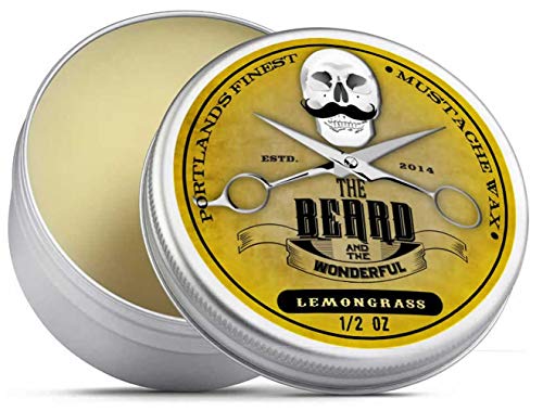 The Beard and The Wonderful - Cera para el bigote. Solución de calidad para dar forma y estilo a la barba y el bigote, 15 ml