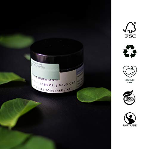 THE BEEMINE LAB Crema Facial Hidratante CBD y Miel, Blanco, 45 ml