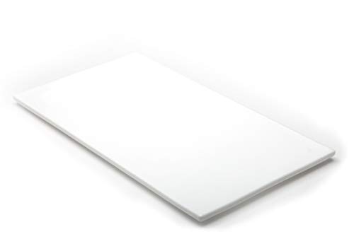 THE CHEF COLLECTION – Plato Rectangular, Colección Wonder, plato llano, porcelana blanca, 32,5x17,5x1,5 cm