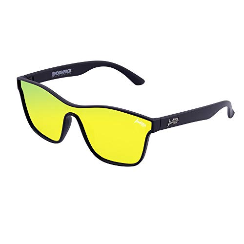 The Indian Face Gafas de Sol Espejadas Oxygen Mujer, Hombre Color Negro Lente Amarilla