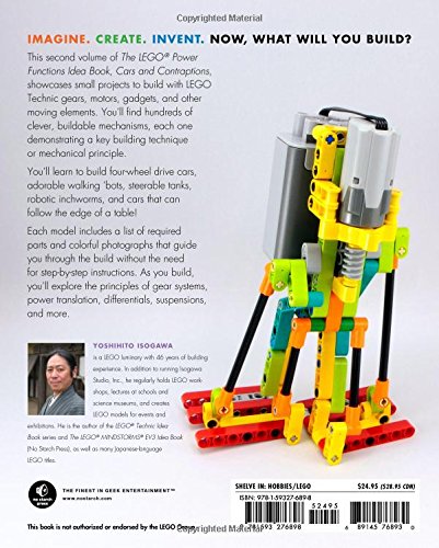 The LEGO Power Functions Idea Book, Vol. 2: Car and Contraptions: Cars and Contraptions (Lego Power Functions Idea Bk 2)