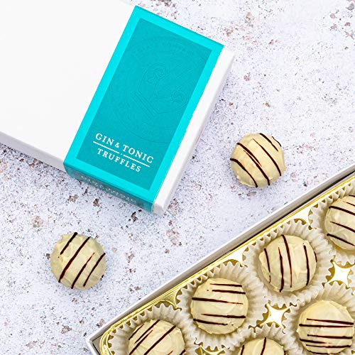 The London Chocolate Company - Caja de regalo para ginebra y tonica, 110 g, hecha a mano en Londres