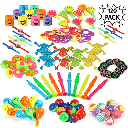 THE TWIDDLERS 120pcs Juguetes de Fiesta a Granel Infantil, Relleno Piñatas, Regalo de Cumpleaños, Partido Favor, Juguete De Interior para Niños, para Horas De Juego Y Entretenimiento